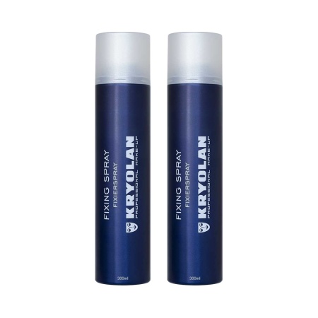 Kryolan Fixing Spray (300ml Double Bundle)